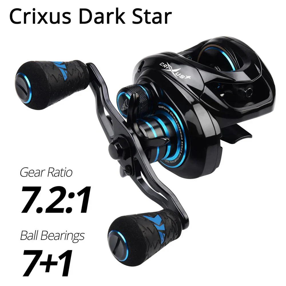 Carretilha KastKing-Crixus - 7 + 1BBs - 8kg Max Drag - 206g - Image 4