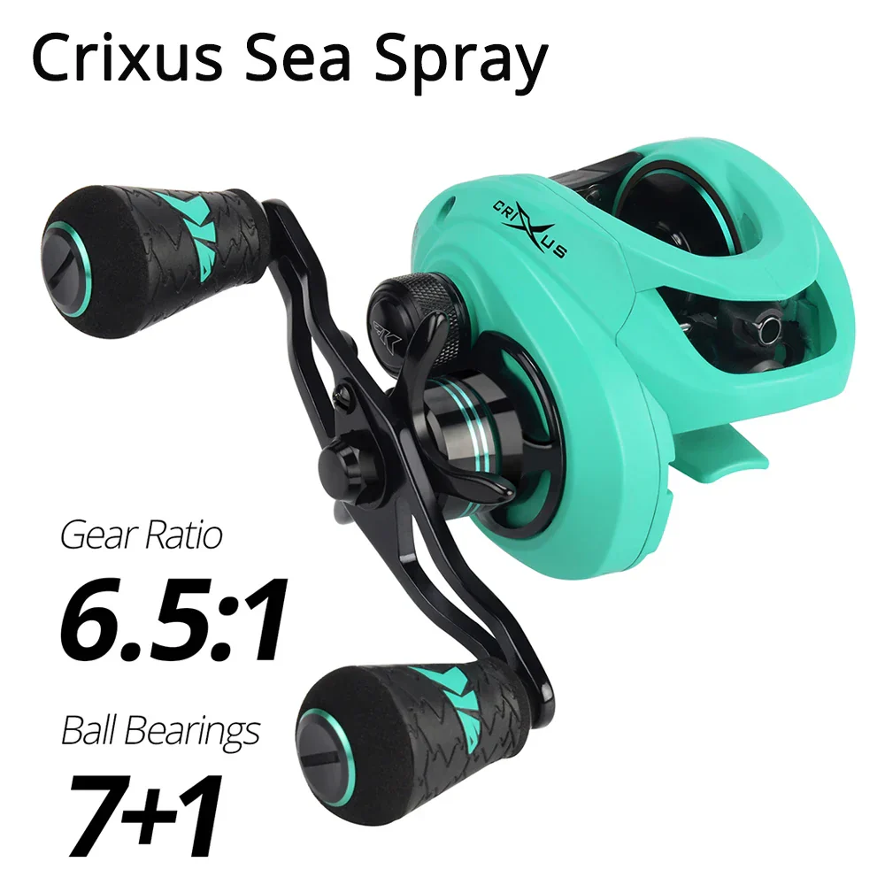 Carretilha KastKing-Crixus - 7 + 1BBs - 8kg Max Drag - 206g - Image 9