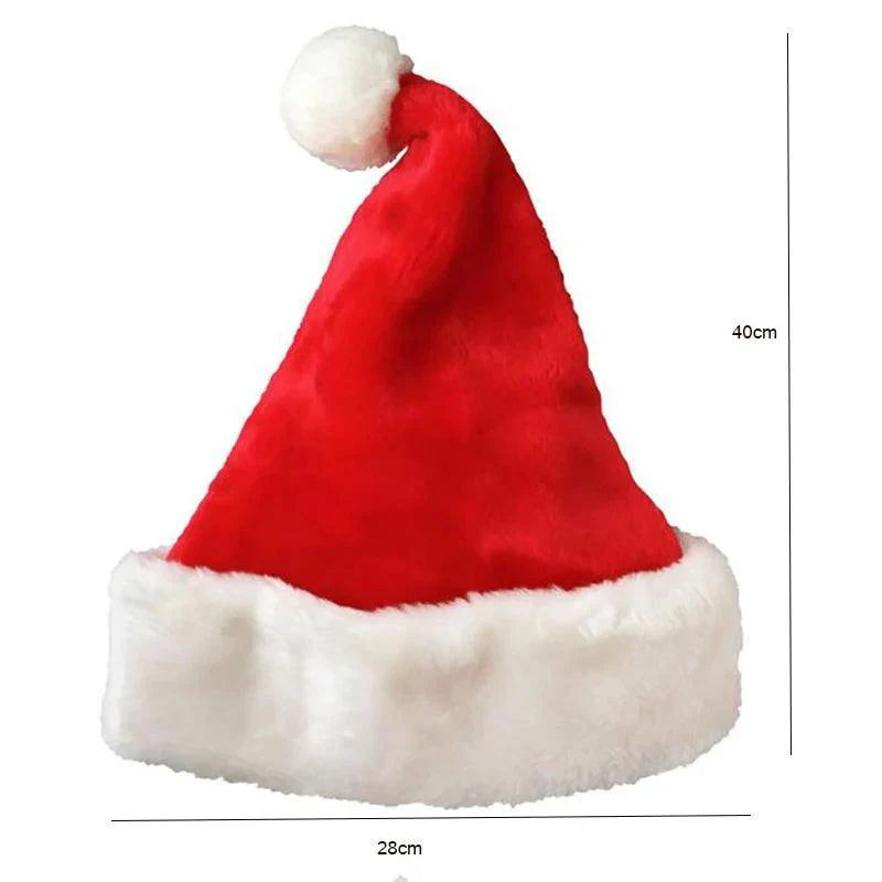 Kit 6 Gorros Papai Noel Touca Natalina - Compre 3 Leve 6 - Image 4