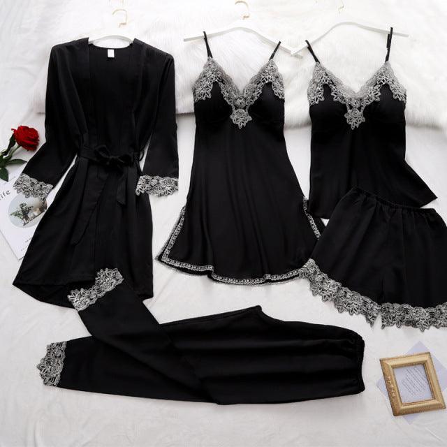 Kit 5 Peças Conjunto SweetDream em Cetim de Seda - Image 2