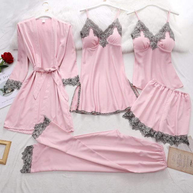 Kit 5 Peças Conjunto SweetDream em Cetim de Seda - Image 4