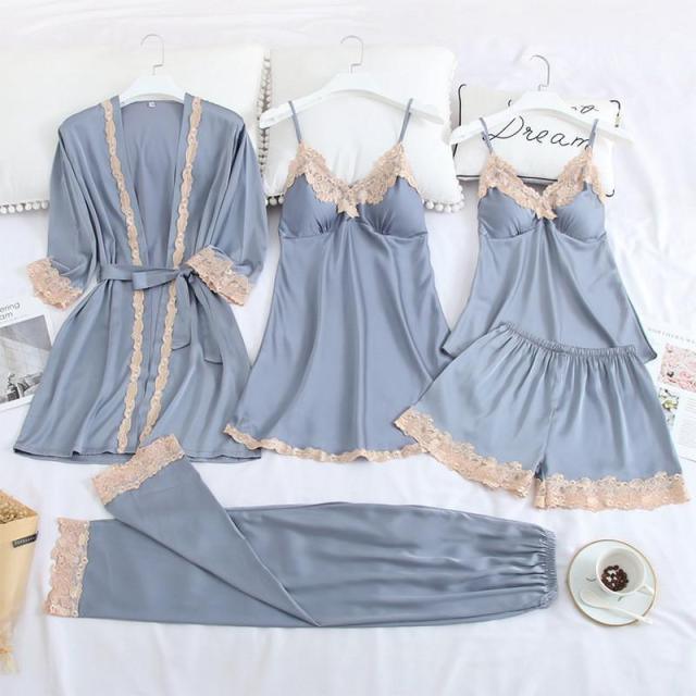 Kit 5 Peças Conjunto SweetDream em Cetim de Seda - Image 5