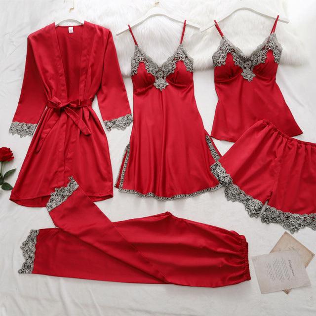 Kit 5 Peças Conjunto SweetDream em Cetim de Seda - Image 7