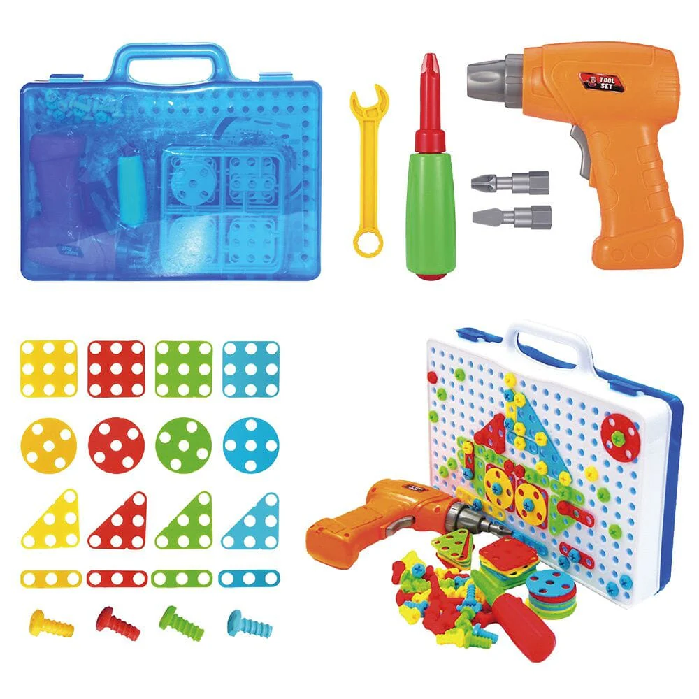 Kit Ferramenta Infantil Parafusadeira de Brinquedo de Montar - Image 2