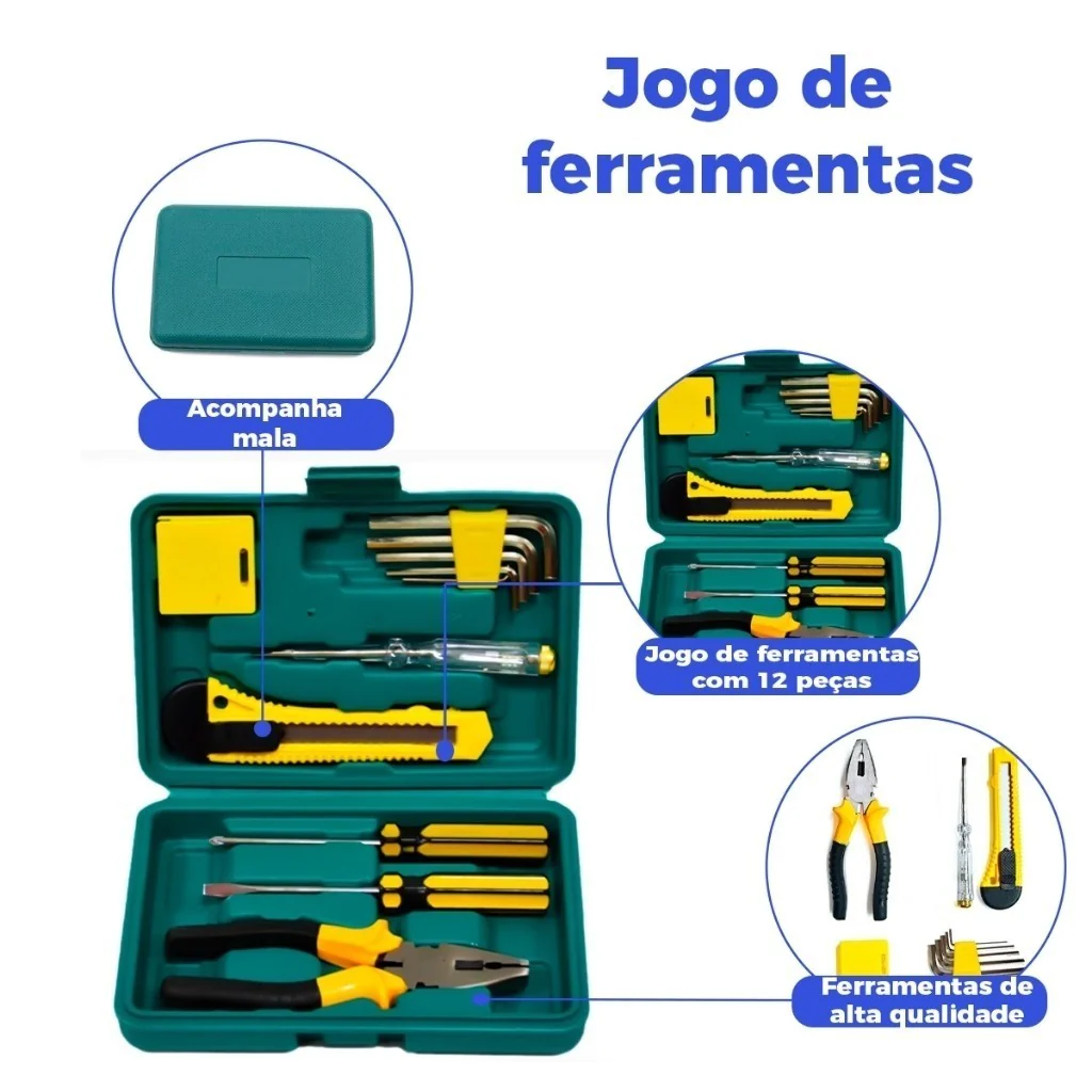 Jogo De Ferramentas Titanium Com Maleta | All Tools - Image 4