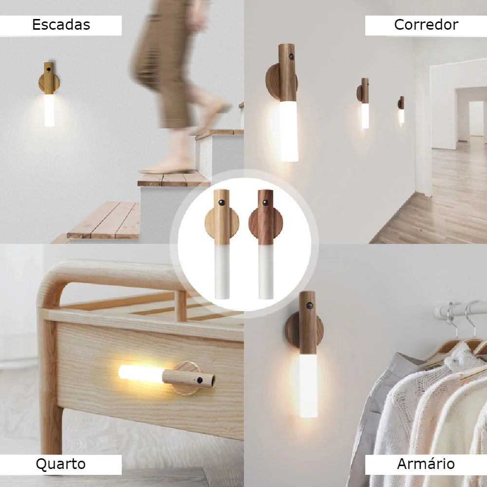 Luminária LED Magnética com Sensor de Movimento - Recarregável - Image 5