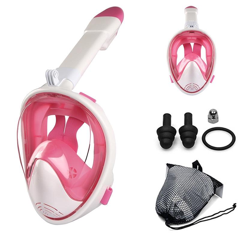 Máscara de Mergulho Snorkel com Suporte para Câmera GoPro - Image 4