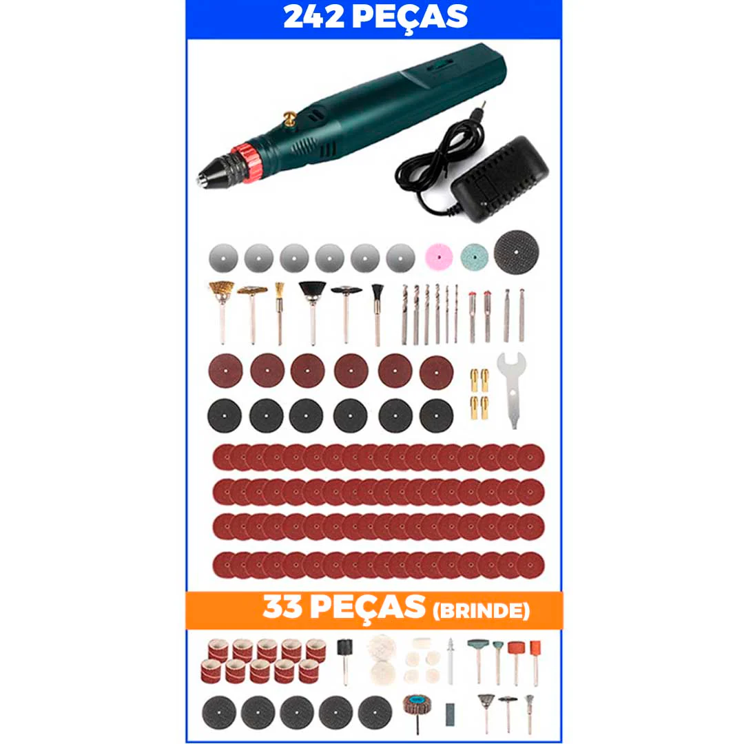 Mini Furadeira Elétrica de Mão Portátil + BRINDES - Image 3