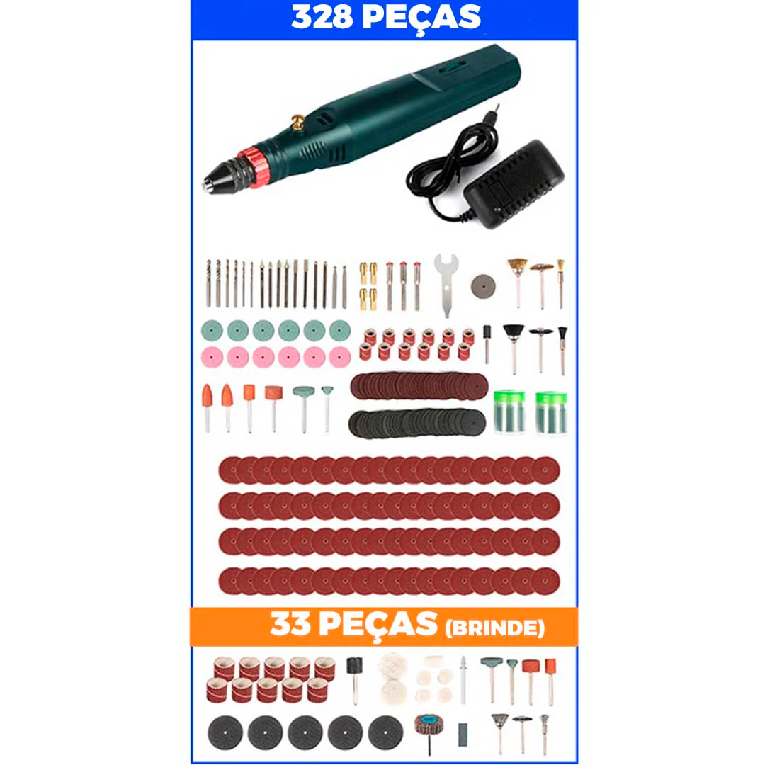 Mini Furadeira Elétrica de Mão Portátil + BRINDES - Image 4