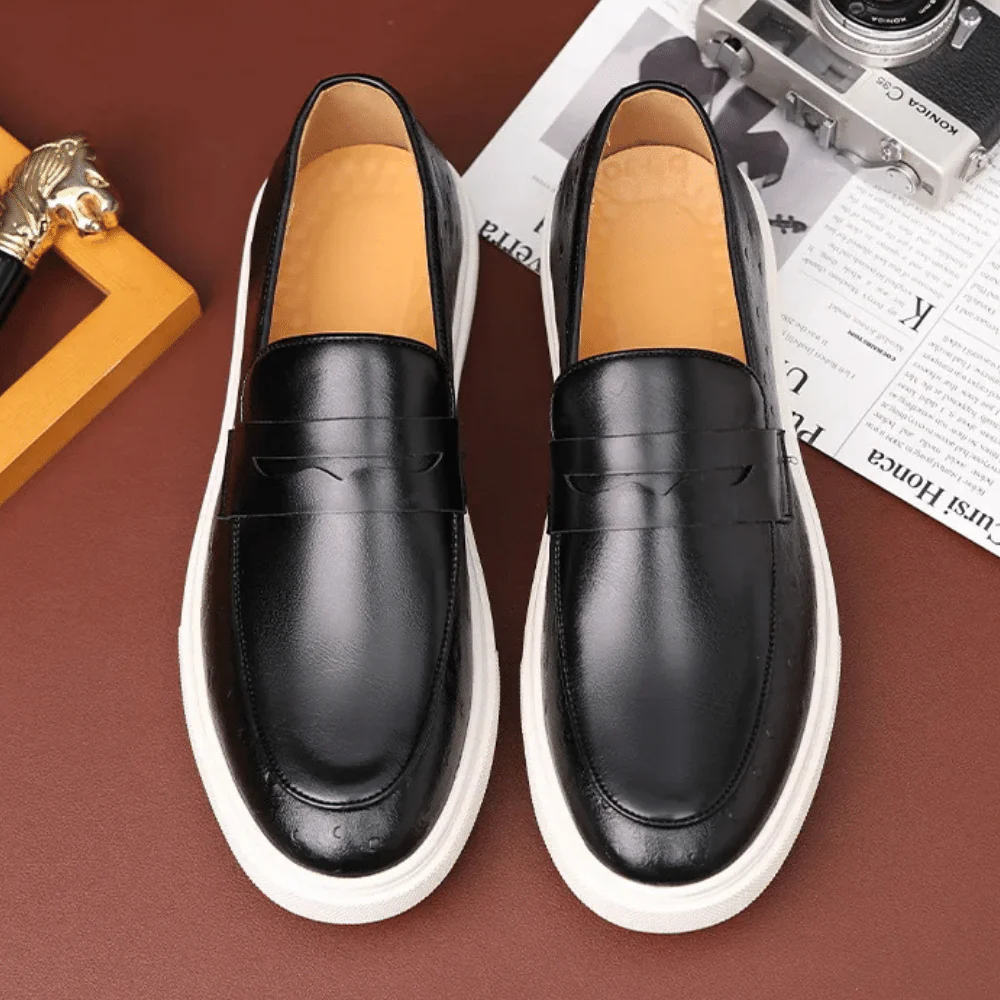 Mocassim Slip On Masculino de Couro Reine - Image 12