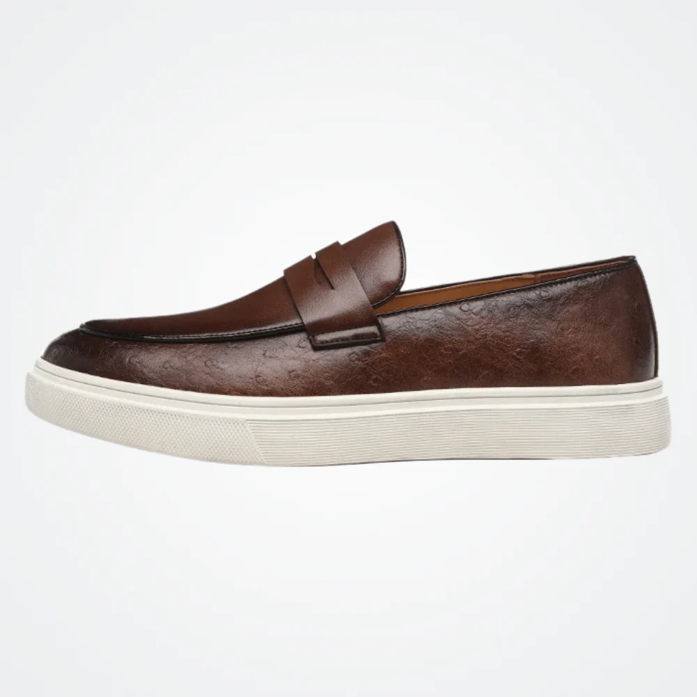 Mocassim Slip On Masculino de Couro Reine - Image 4