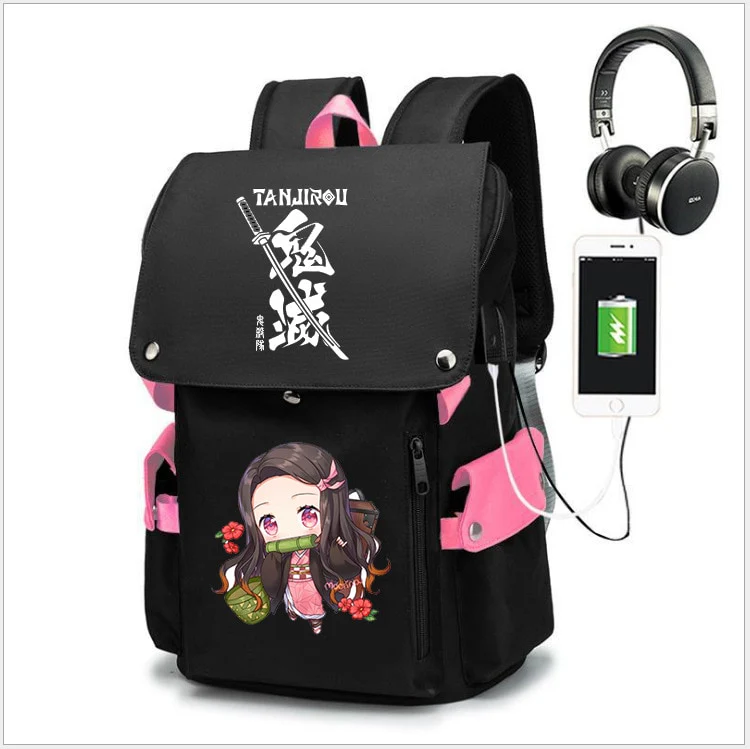 Mochila Escolar Demon Slayer - Image 3