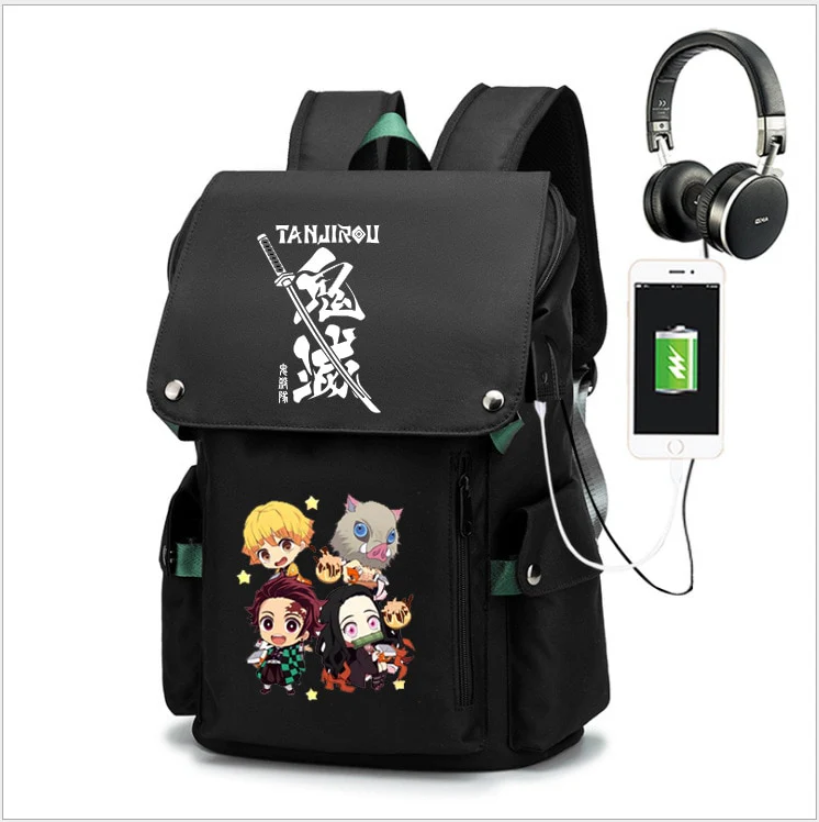 Mochila Escolar Demon Slayer - Image 4