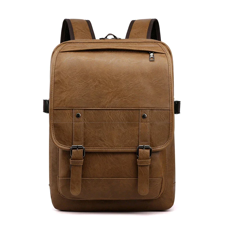 Mochila Couro Masculina Casual - Image 6