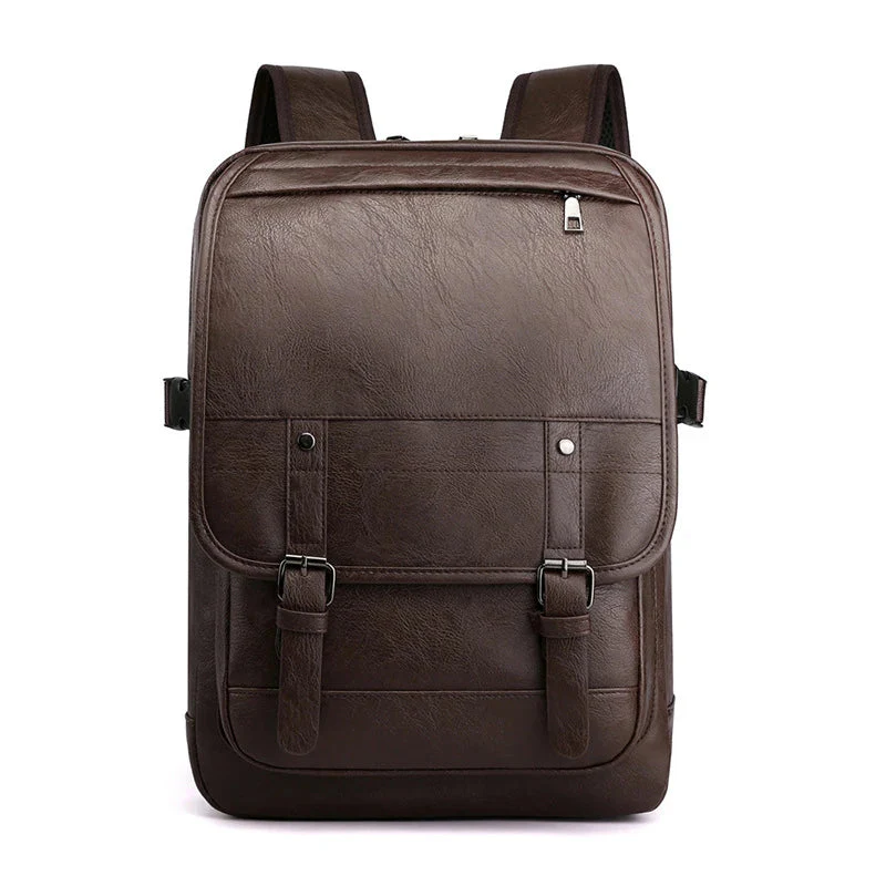Mochila Couro Masculina Casual - Image 7