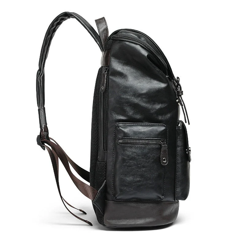 Mochila de Couro Masculino Rústica - Image 7