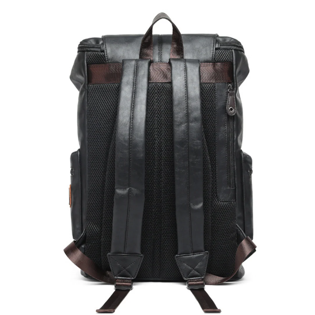 Mochila de Couro Masculino Rústica - Image 9
