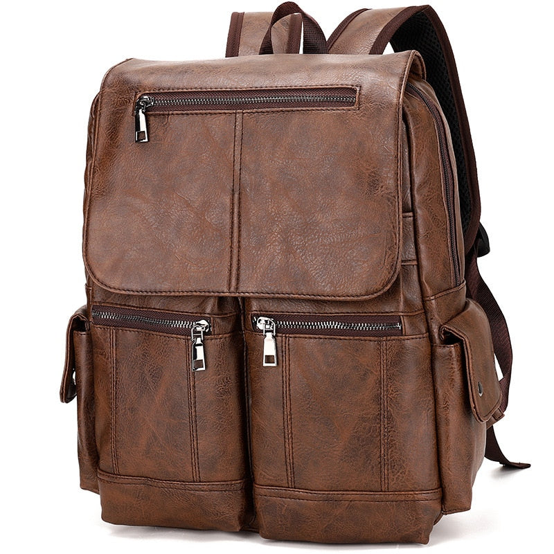 Mochila de Couro Vintage - Image 8