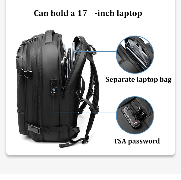 Mochila De Viagem Smart | AirCompress - Image 15