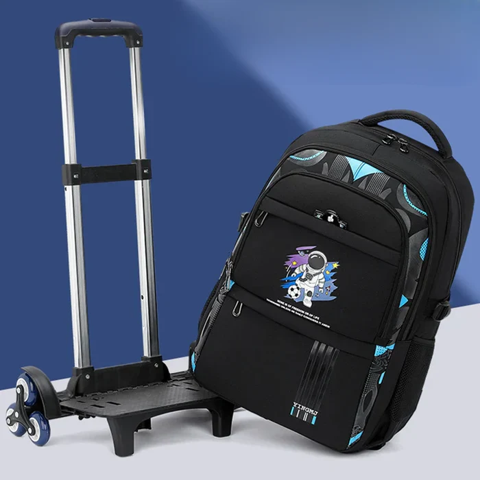 Mochila Escolar Astronauta com Rodas - Image 7