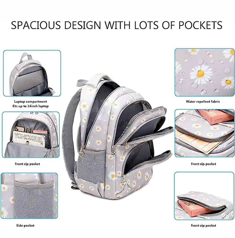 Mochila Escolar Grande + Lancheira e Bolsa de Lápis | Kit 3 Peças - Image 4