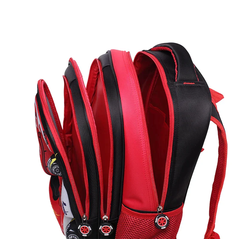Mochila Escolar Infantil Carro de Corrida 3D - Image 4