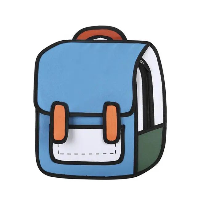 Mochila Escolar Infantil Desenho 2D - Image 11