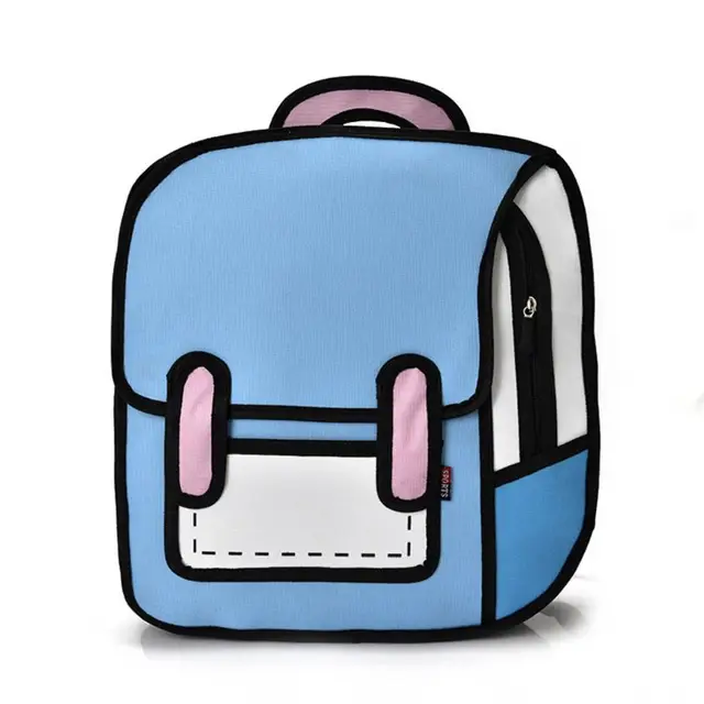 Mochila Escolar Infantil Desenho 2D - Image 12