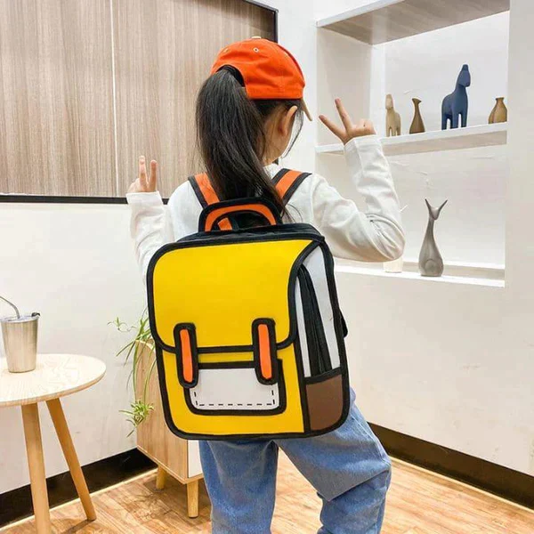 Mochila Escolar Infantil Desenho 2D - Image 2
