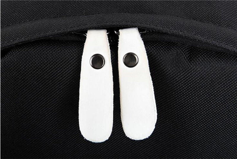 Mochila Escolar Preta Neon - Image 4
