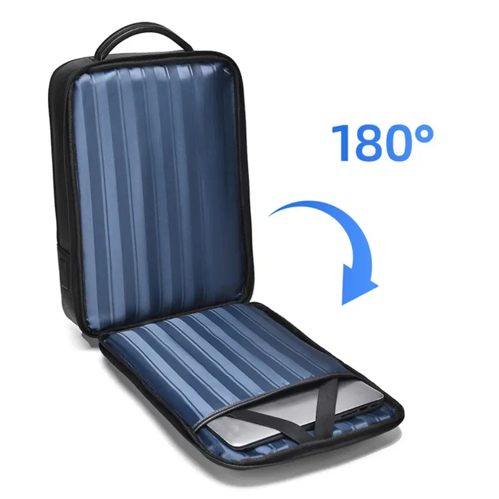 Mochila Executiva de Couro com USB - Image 7