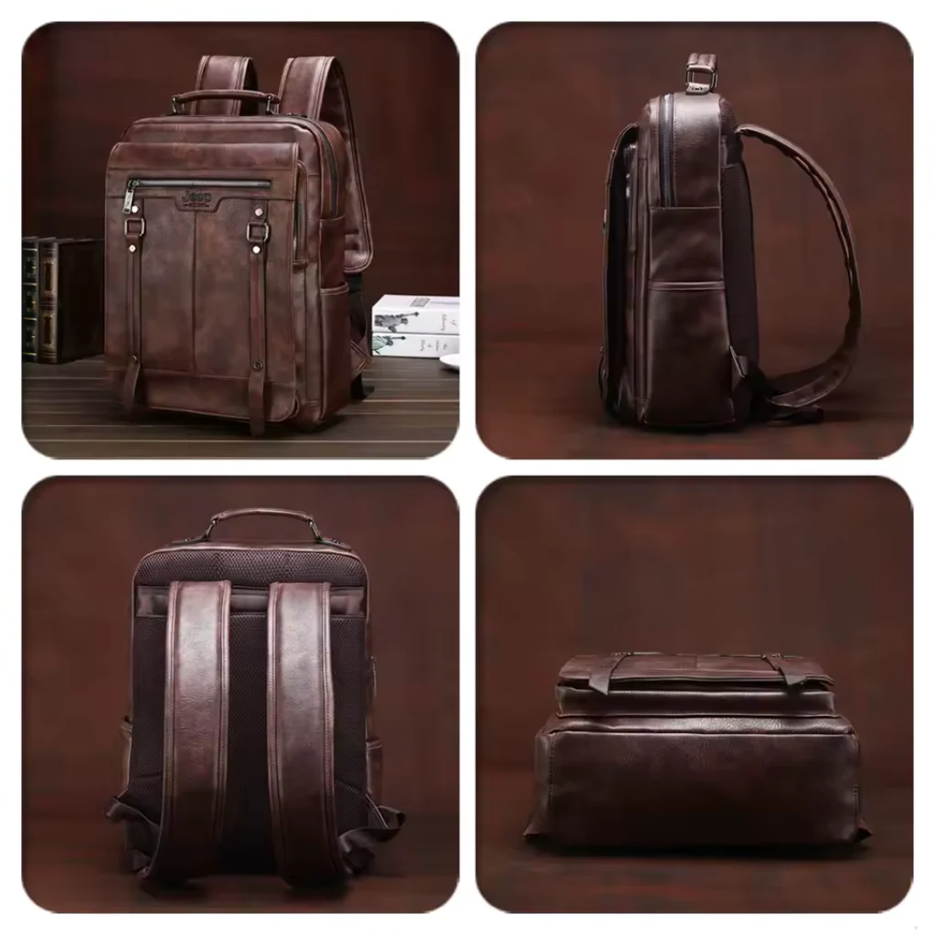 Mochila Executiva em Couro Jeep - Image 7