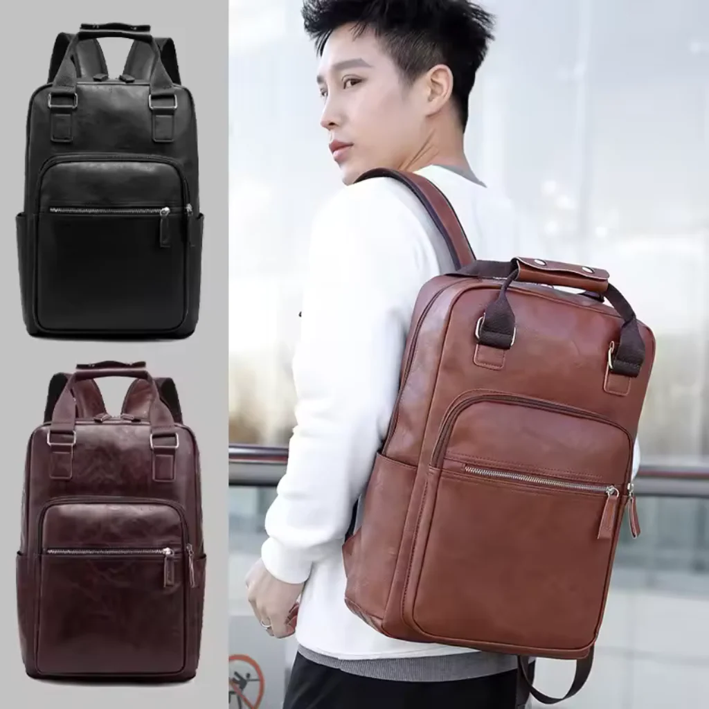 Mochila Executiva em Couro Oslo - Image 6
