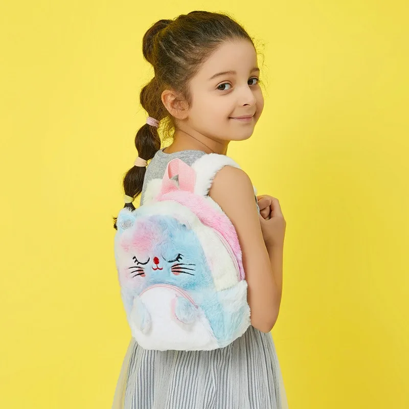 Mochila Infantil Gatinho de Pelúcia - Image 4