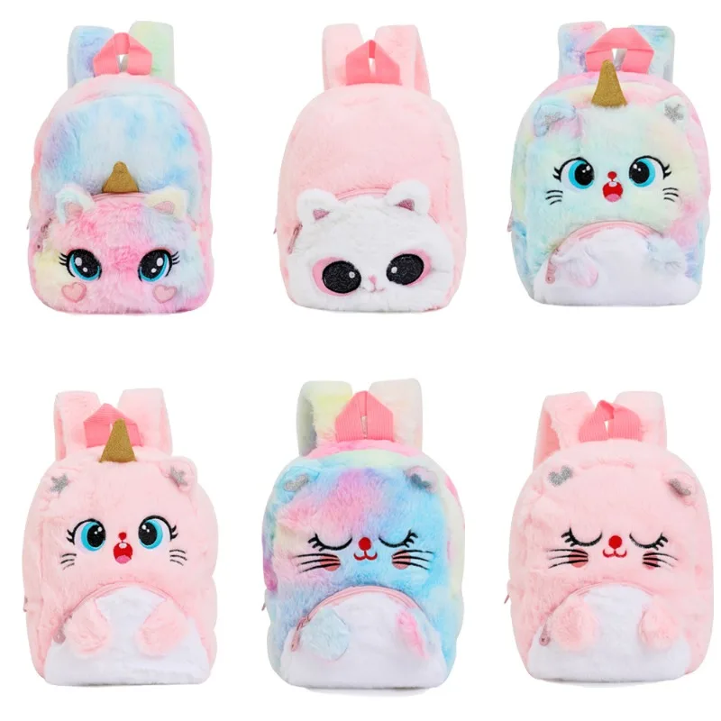 Mochila Infantil Gatinho de Pelúcia - Image 5