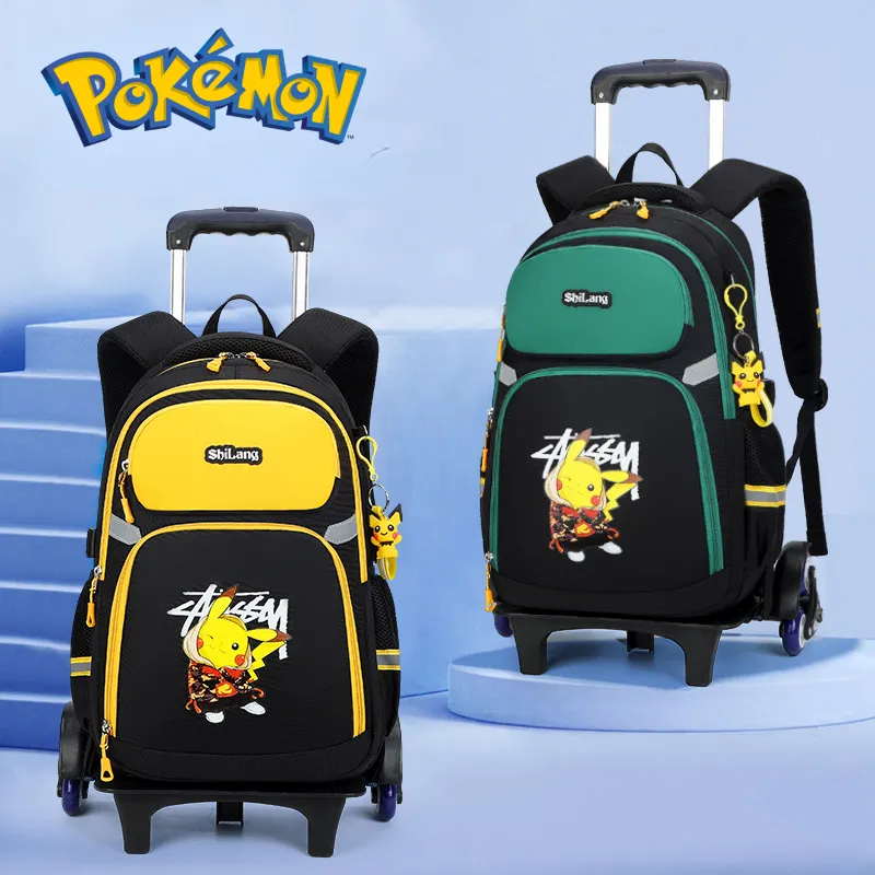 Mochila Pokemon de Rodinha Verde - Image 5