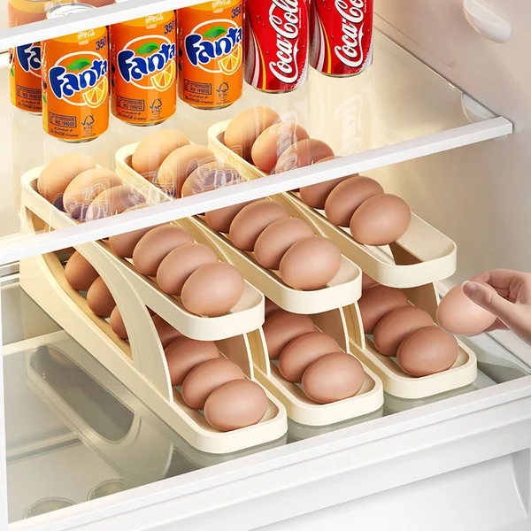 Organizador de Ovos com Rolagem Automática | EggMaster + Brinde - Image 2
