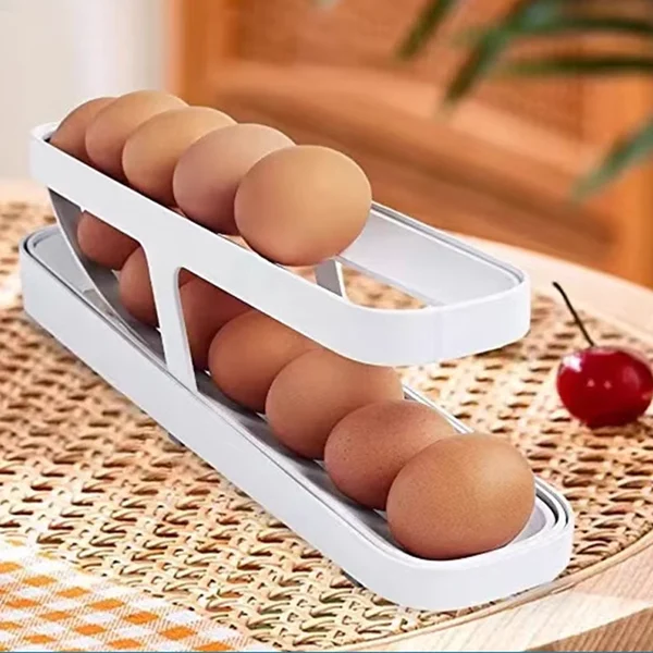 Organizador de Ovos com Rolagem Automática | EggMaster + Brinde - Image 3