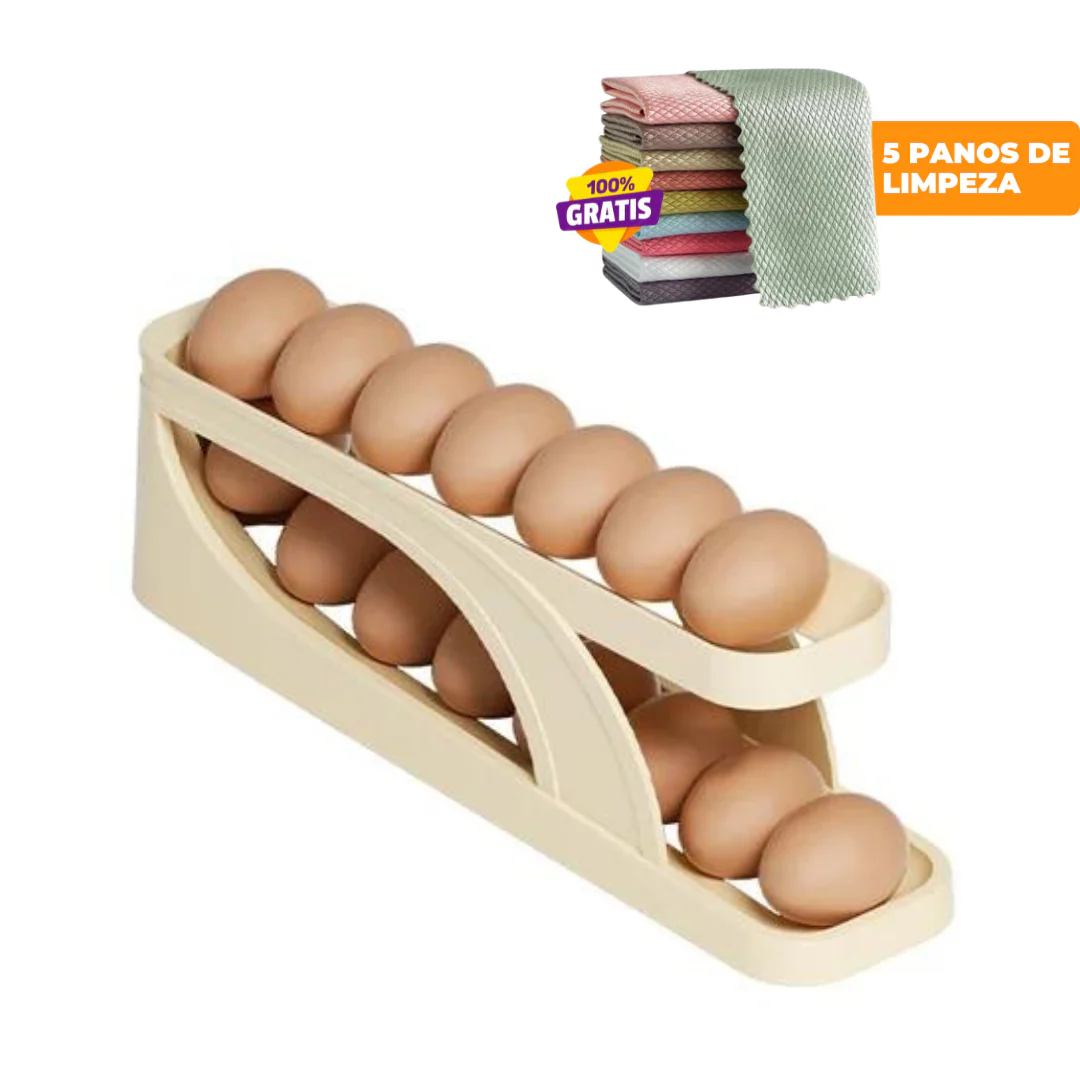 Organizador de Ovos com Rolagem Automática | EggMaster + Brinde - Image 6