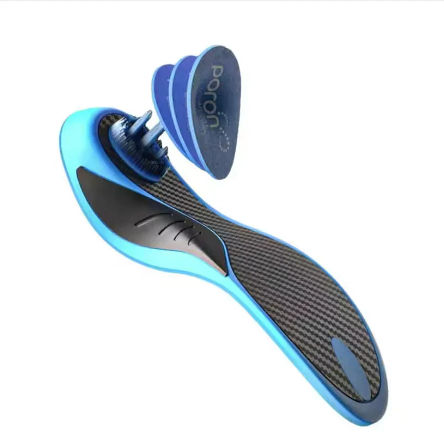 Palmilhas Ortopédicas com Fibra de Carbono | ELEVA Blue - Image 5
