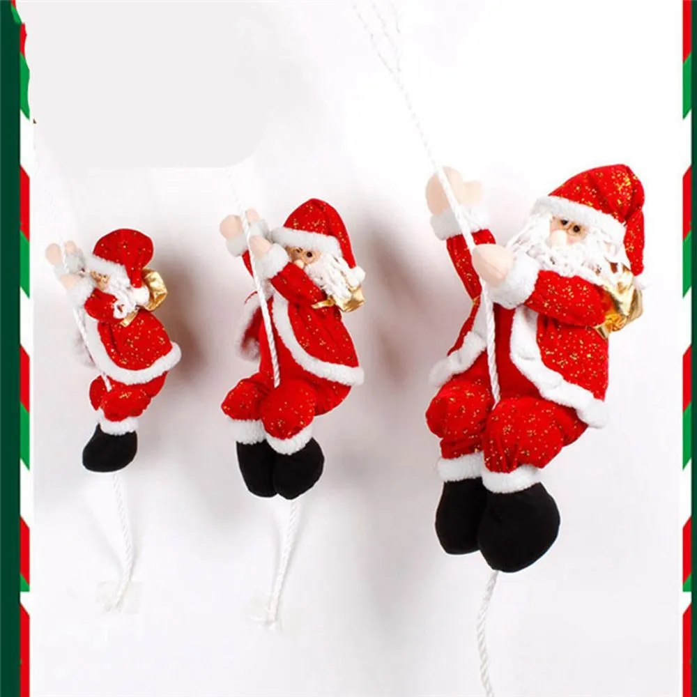Papai Noel Escalando Decoração Natal - Image 4