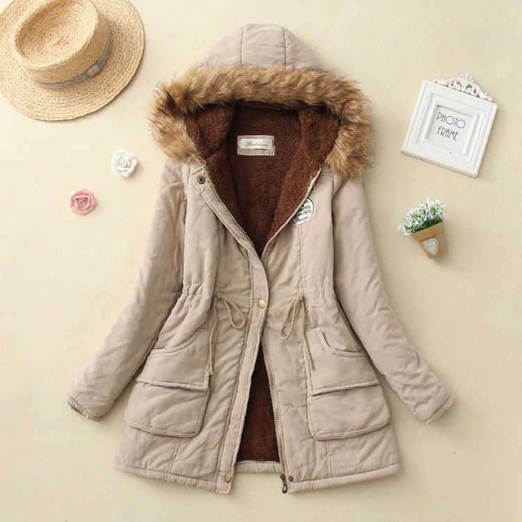 Parka Feminina Forrada com Pelo - Image 13