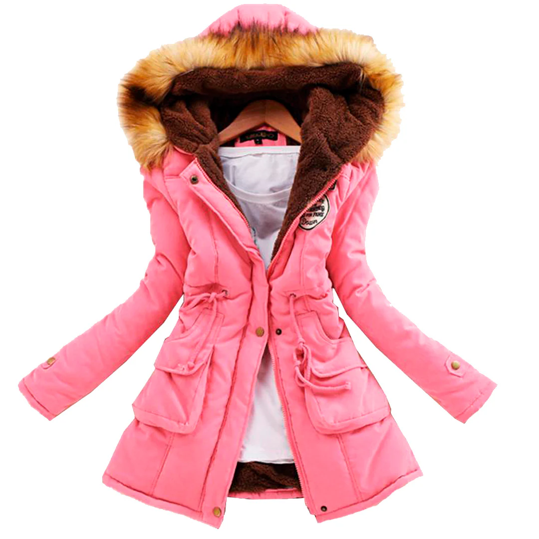 Parka Feminina Forrada com Pelo - Image 18
