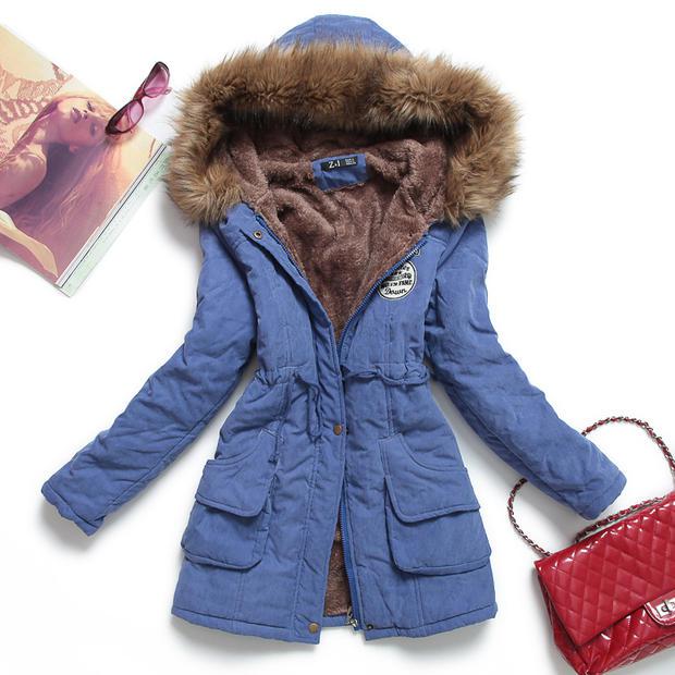 Parka Feminina Forrada com Pelo - Image 6