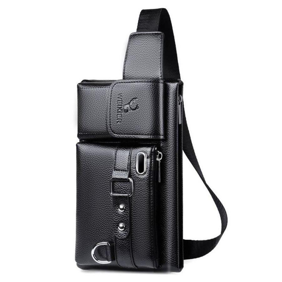 Pochete Masculina Transversal Couro - Image 20
