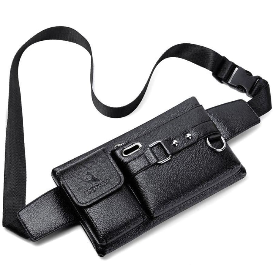 Pochete Masculina Transversal Couro - Image 21