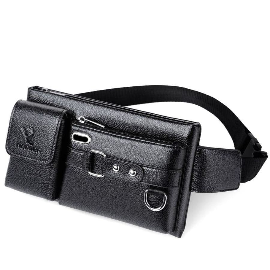 Pochete Masculina Transversal Couro - Image 22