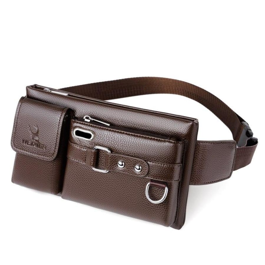 Pochete Masculina Transversal Couro - Image 25
