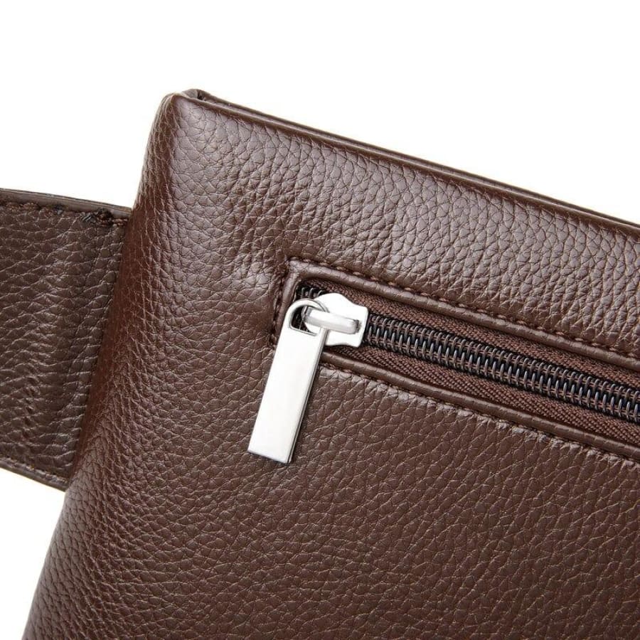 Pochete Masculina Transversal Couro - Image 9
