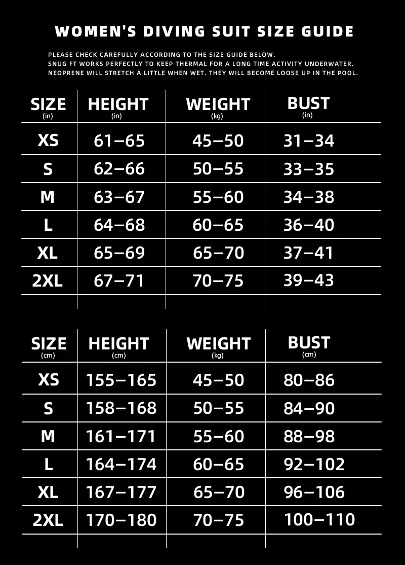Roupa De Mergulho Masculino e Feminina Wetsuit 1.5MM/3MM - Image 17
